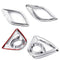 Bumper Fog Light Chrome Garnish for Mazda Cx-5 Cx5 2013-2015 Car Rear Tail  O4D5