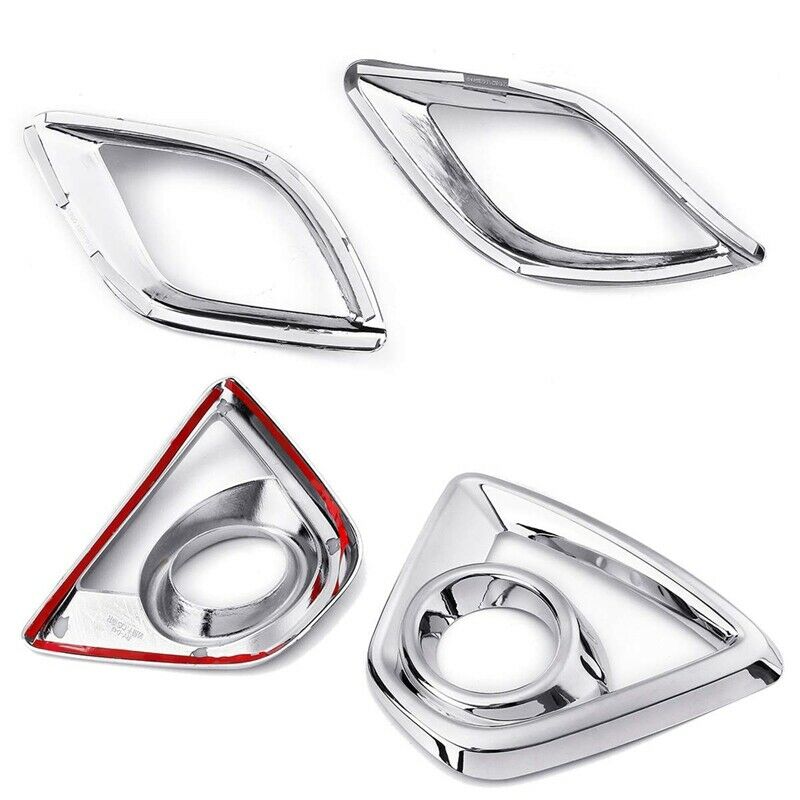 Bumper Fog Light Chrome Garnish for Mazda Cx-5 Cx5 2013-2015 Car Rear Tail  O4D5