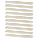 10x Guitar Blank Bone Bridge Saddle Parts Music Instruments DIY Accessory