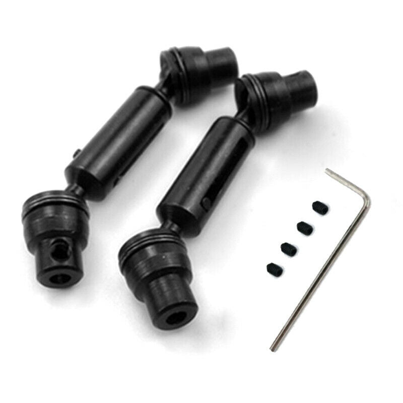 2PCS Metal Drive Shaft Joint CVD For WPL 1/16 B14 C14 B24 C24 C34 RC Car Truck