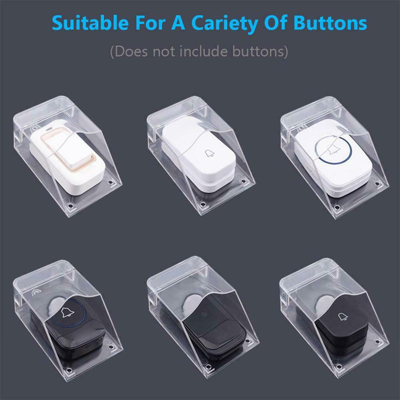 Transparent Waterproof Cover for Wireless Doorbell Home Door Bell Chime