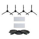 Replacement Kits Set for ILIFE A4S Vacuum Side Roller Brush Cleaner HEPA