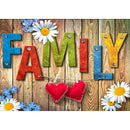 5D DIY Full Round Diamond Painting Family Cross Stitch Art Craft Home Decor A
