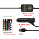 1Pcs 5050 SMD 48LED 12/5V RGB LED Strip Lights 20Key IR Controller Adapter+Music