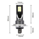 Auto Car 12 LED Fog Headlight Bulbs  Hi/Lo Beam Lamps H7 3030