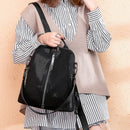 New Korean Travel Backpack Casual Student Bag Women'S Nylon Waterproof Blac