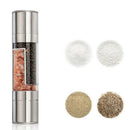 2 in 1 Salt and Pepper Grinder Set Adjustable Ceramic Salt Pepper Mill Shak