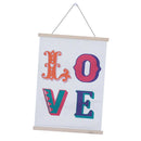 DIY Hanging Embroidery Cross Craft Stitch w/Small wooden clip Home Decor