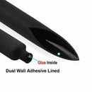 Heat Shrink Tubing Black 170pcs Ratio 3: 1 Dual Wall Adhesive Lined Heat Sh