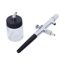 1X(0.35Mm Dual Action Spray Tool Airbrush Kit Siphon Feed Air Brush For Tem