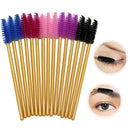 1/50Pcs/Pack Disposable Mini Eyelash Brushes Mascara Applicator Wand Brushe R1E6