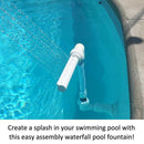 Adjustable Swimming Pool Waterfall Fountain Kit Fountain Water Spay Spa Pool Bj