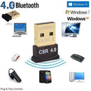 USB 4.0 Bluetooth Adapter Wireless Dongle High Speed CSR for PC Windows Computer