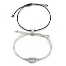 2Pcs/Set Bohemian Shell Heart Rope Chain Bracelet Bangle Women Jewelry Gift â„–[