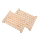 2 Pieces Wooden Sauna Air Vent Ventilation Louver Grille for Sauna Club Hot Tub