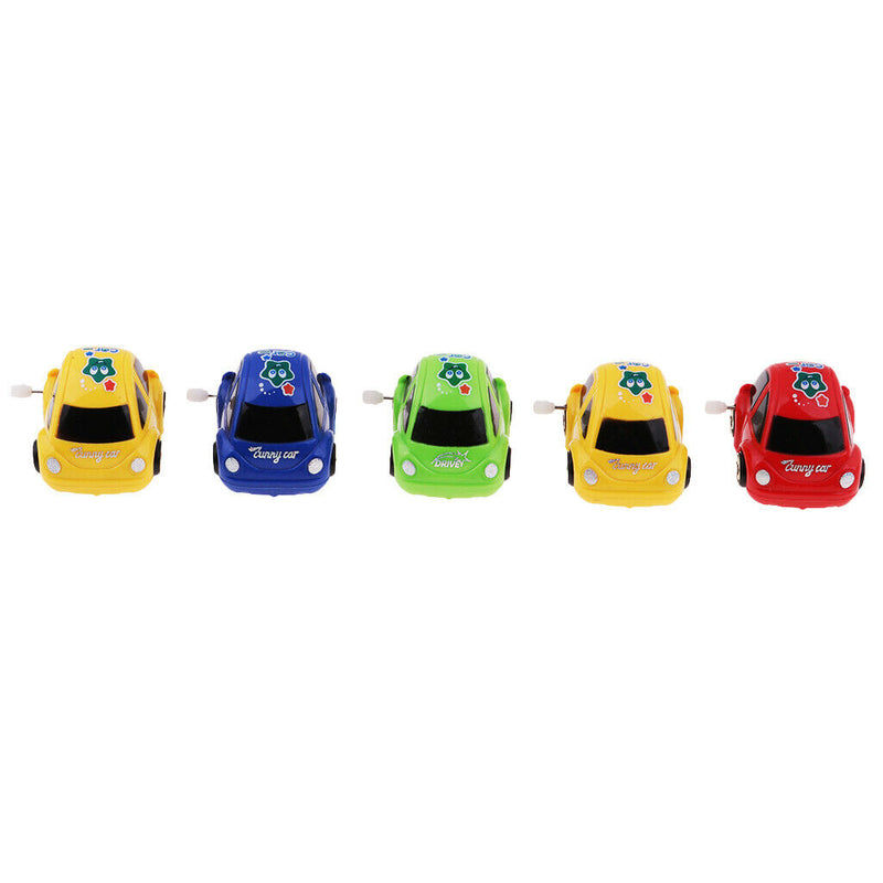 5 Pieces 2" Wind-up Car Toys Party Giveaway for Kids Children Age 3 and Up
