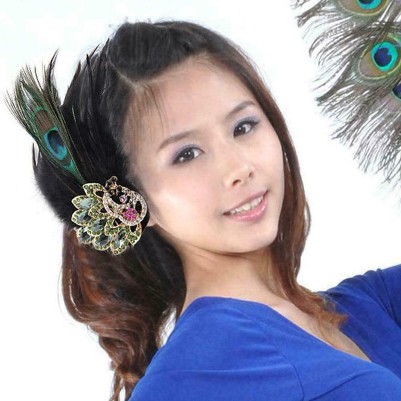 10pcs Real Natural Peacock Tail Eyes Feathers Wedding Party Decoration Fest K9S1