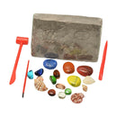 Precious Stones Excavation Kit Archeology Dig Up Fossils Treasure Enfa