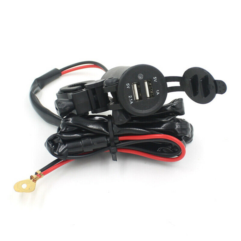 12V 2.1A Dual USB Charger Socket Power Outlet Adapter for Car Boat Marine Mobile