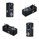 Rowin Plexion Distortion Pedal for Guitar and Bass with Bright and Normal M