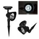 3-LED Solar Spot Light Outdoor Garden Lawn Landscape LED Spotlight Pat VBC