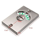 Toilet Wc Indicator Privacy Dead Door Lock Vacant Engaged Satin Nickel + Sc D8R8
