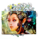 1000pcs DIY Science Fiction Girl Jigsaw Puzzle Picture Toys Kids Room Decor