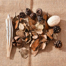 Wreath Artificial Flower Cross Fruit Natural Artificial Flower Acorn Pine Cone^^