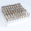 100 Sets Of Cowhide Grinding Heads,Polished Jade Grinding Tools, Polished a B7L8