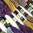 50 Colors Cross Stitch Cotton Embroidery Thread Floss Sewing Skein Craft