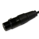 90 Degree Right Angle DC to 4pin XLR Adapter Converter Adaptor Power Cable Cord