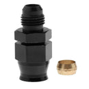 Black Anodized 3/8" 9.5mm Tube Pipe to 6 AN Male Adapter Fitting Connector