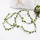 10M Simulation Green Leaves Weaving Rope Diy Wedding Birthday Wedding Decor