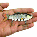 1x Minnow Fishing Lures Crank Bait Hooks Bass Crankbaits Tackle SinkingAU Z G3W6