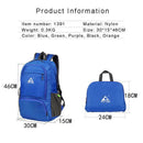 Playking Nylon Foldable Backpack Waterproof Ultralight Backpack Folding Lig
