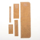 5pcs/set Clear Acrylic Key Bag Pattern Template Tool for Leather Bag Making