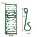 100pcs S Shaped Hook Xmas Plastic Hanging Hooks Hangers For Christmas