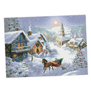 Dimensions Crafts Stamped Cross Stitch Kits 11 Count Aida Cloth - Winter
