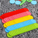 Wooden Counting Disc Math Arithmetic Teach Aids Learning Puzzle Digital Kid Gift