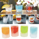 Cup Shape Rubber Shooters ice tool Shot Glass Freeze Tray Maker For Party M I6N4