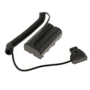 1Pcs D-TAP to NP-F550 DC Power Adapter Spring Cable Converter for Monitor Using