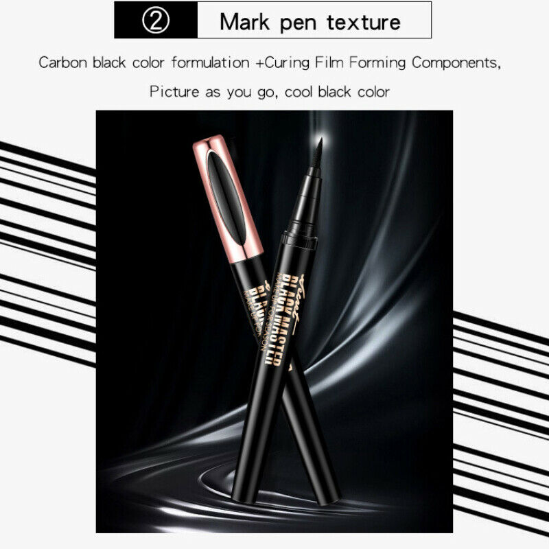 Macfee 1Pc New Black Liquid Eye Liner Pen High Quality Natural Long Lasting J1W7
