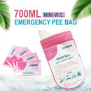 1pc 700ml Portable Car Emergency Urine Bag Vomit Bags Mini Unisex Urinal A