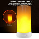 LED Flame Effect Simulated Nature Fire Light Bulb E27 Lamp Hot Decoration P5K1