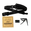 Ukulele Beginner Kit Strap+Strings+Capo+Rhythm Ring for Children Kids Adults