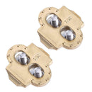 1 Pair MTB Bike Self-Locking Eggbeater Lock Plate Pedal Cleat Cycling Gear