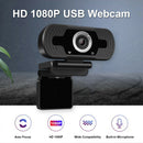 2MP 1080P Full HD 30fps Webcam with Built-in Mic Clip-on USB Web Camera