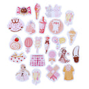 45pcs/box Sweet Girl DIY Diary Stickers Paper Labels Gifts Packaging DecorME