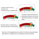 4 Pack Battery Tester, BT-168 Universal Battery Checker for AA/AAA/C/D / 9V