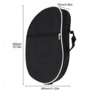 Simple Waterproof Padded Lyre Storage Carrying Bag Case Zipper 10 16 19 Strings